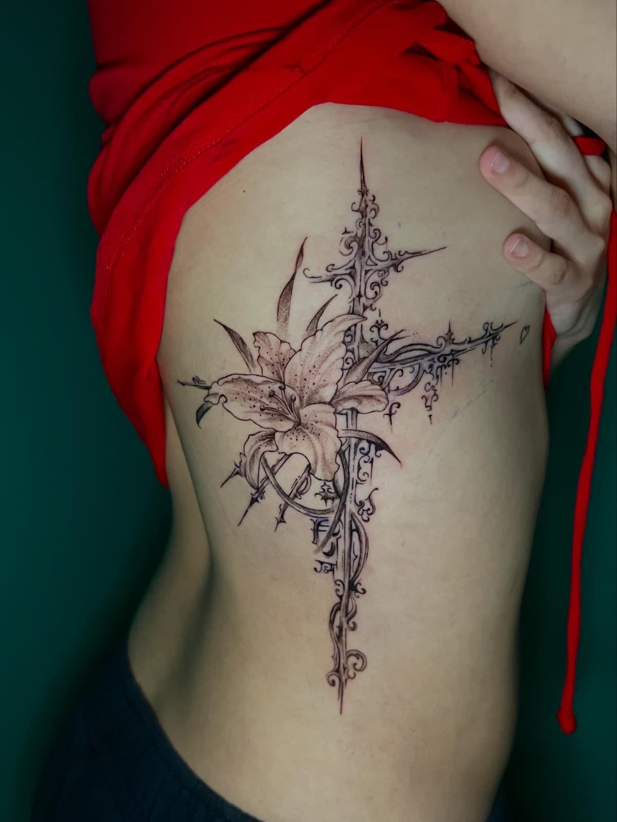 Neo-Traditional tattoo by Alison at Inked City Tattoos, Trenton NJ