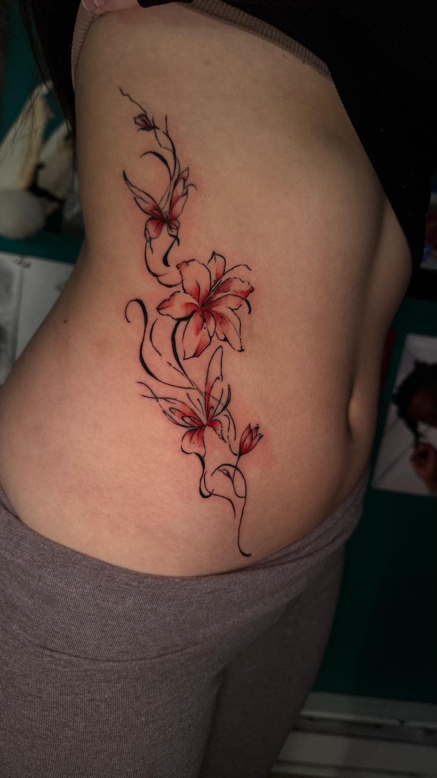 Script tattoo by Alison at Inked City Tattoos, Trenton NJ