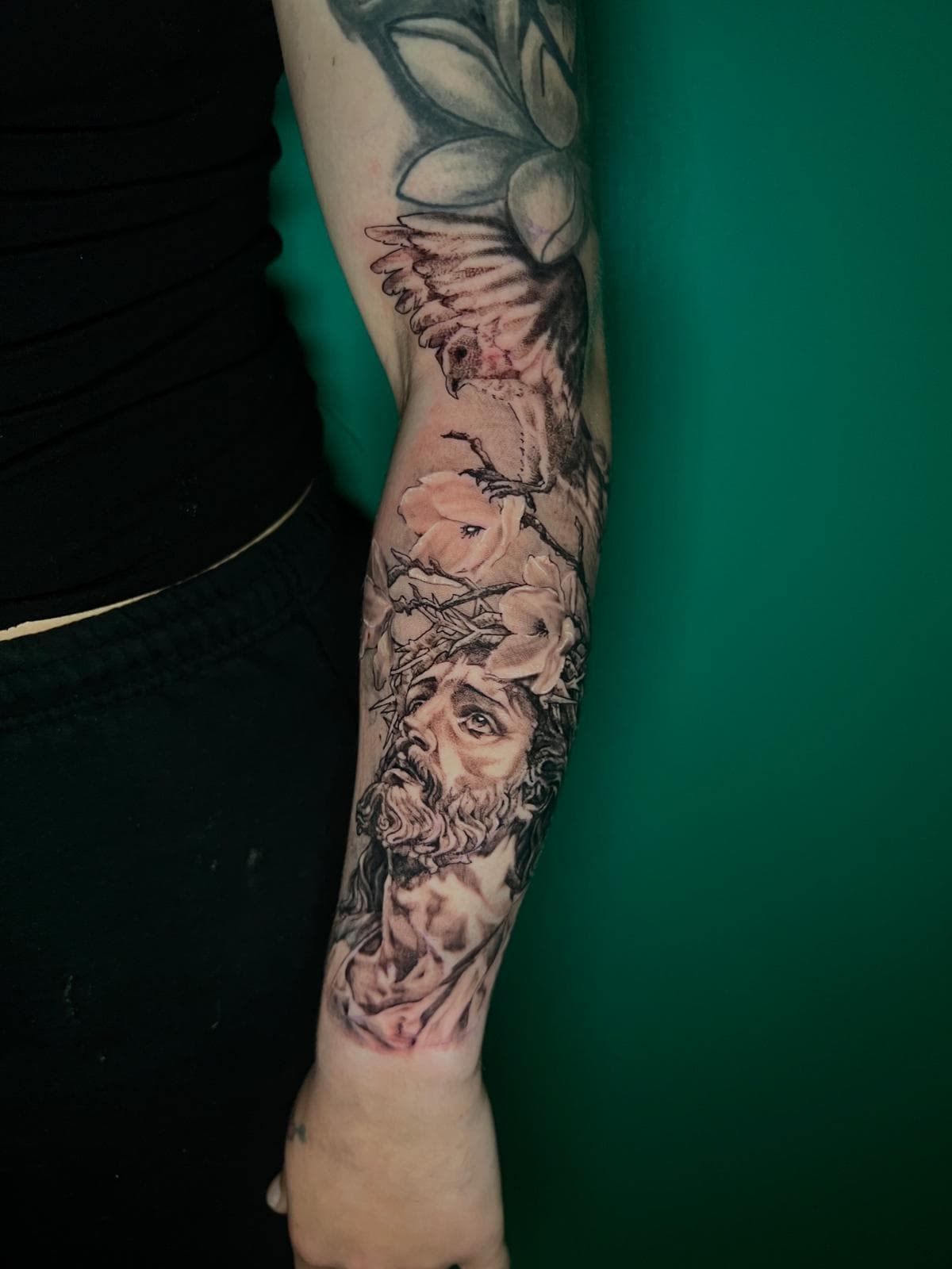 Fine Line tattoo by Alison at Inked City Tattoos, Trenton NJ