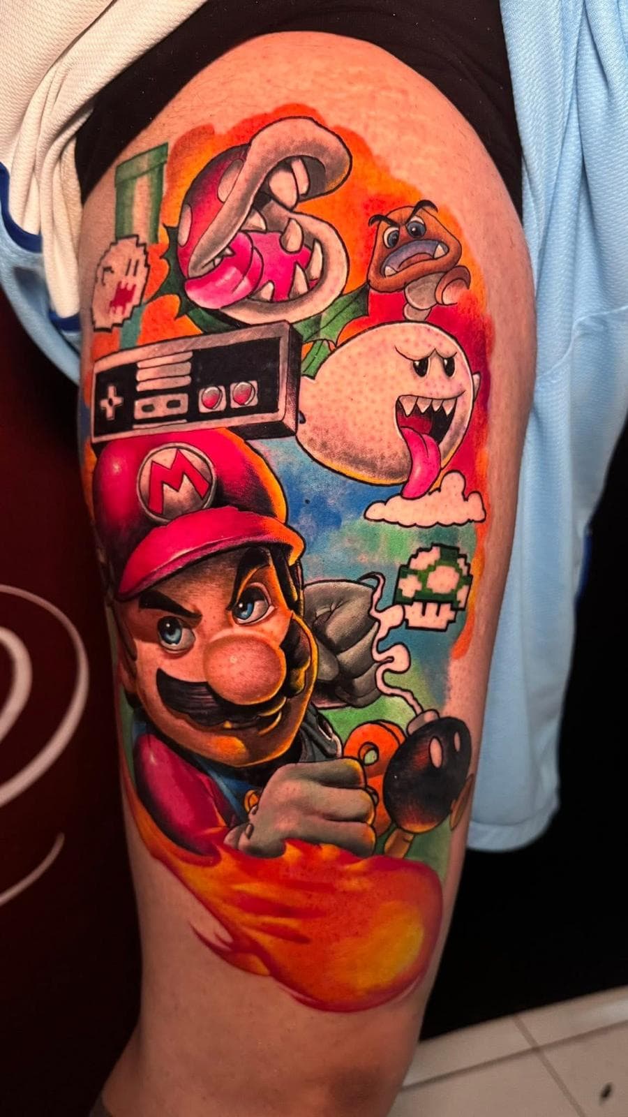 Realism in Color tattoo by Chino Elvis at Inked City Tattoos, Trenton NJ