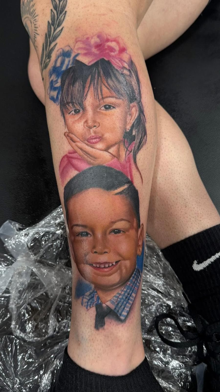 Blackwork tattoo by Chino Elvis at Inked City Tattoos, Trenton NJ