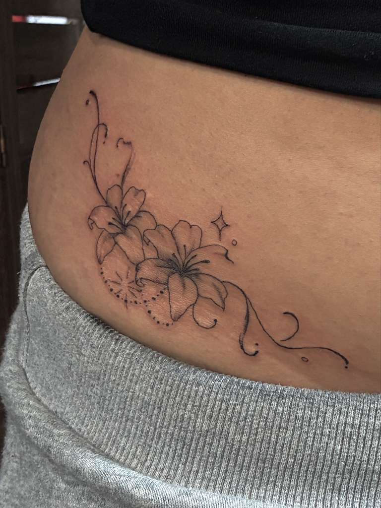 Script tattoo by Jay at Inked City Tattoos, Trenton NJ